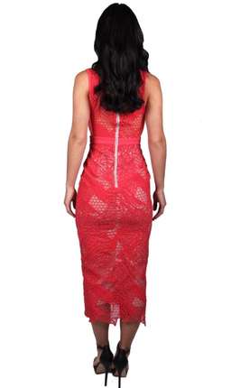 Manning Cartell Gallery Views Sheath Dress Scarlet Red Size 8 for rent on The Volte - image 3