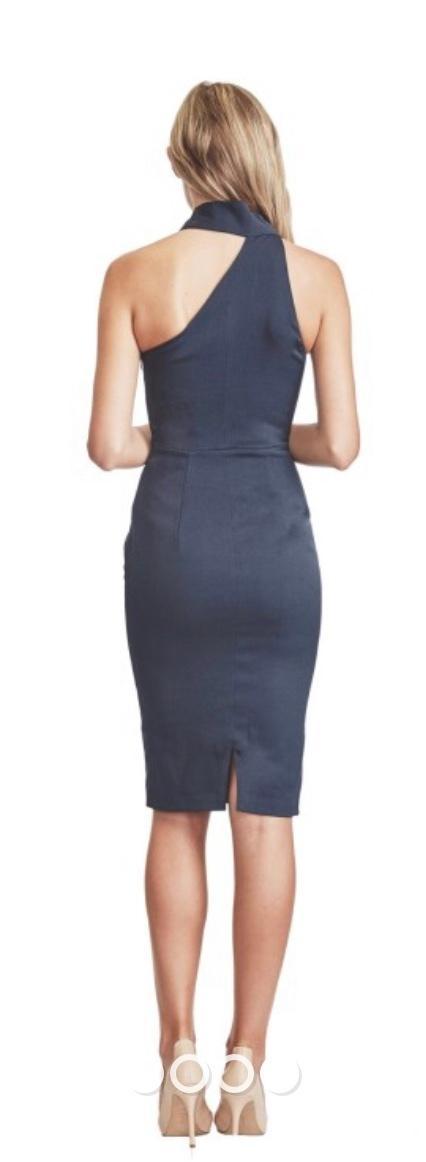 Elle Zeitoune Harper Dress Navy Size 6 for rent on The Volte - main image