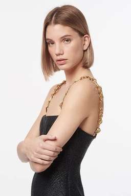 Manning Cartell Neo Midi Dress Black Size 8 for rent on The Volte - image 1