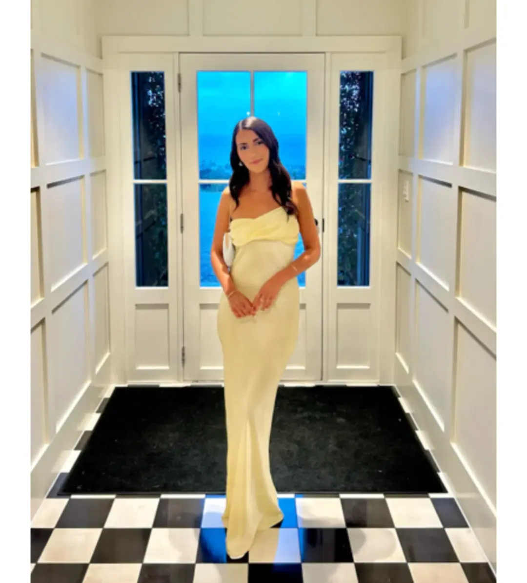 Natalie Rolt Mikayla Gown Lemon Size 1/AU 8 for rent on The Volte - main image