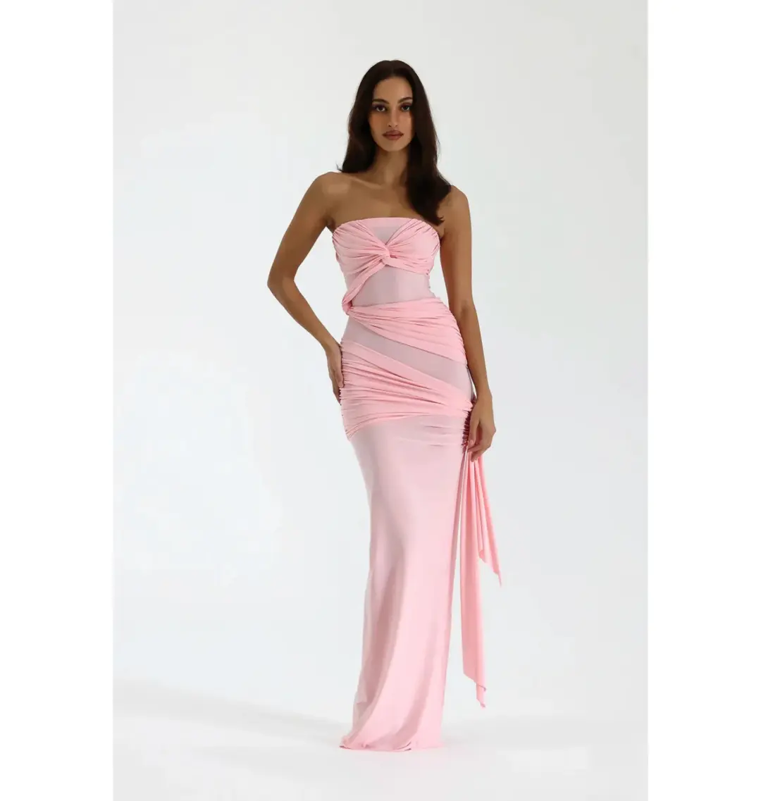 Natalie Rolt Miranda Gown Pink Size 0 / AU 6 for rent on The Volte - main image