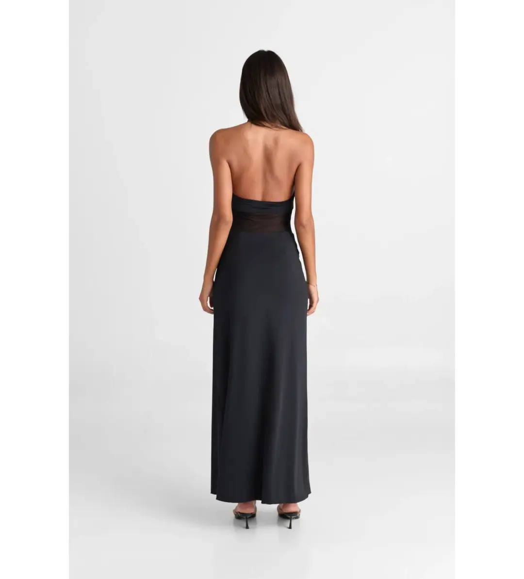 Sasha Therese Sariya Maxi Dress Black Size 8 for rent on The Volte - main image