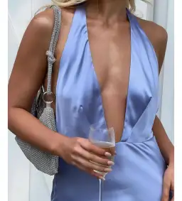 Natalie Rolt Angelica Gown in Bluebell Size 1 / AU 8 for rent on The Volte - image 4