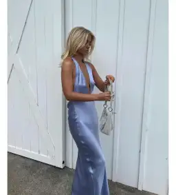 Natalie Rolt Angelica Gown in Bluebell Size 1 / AU 8 for rent on The Volte - image 2