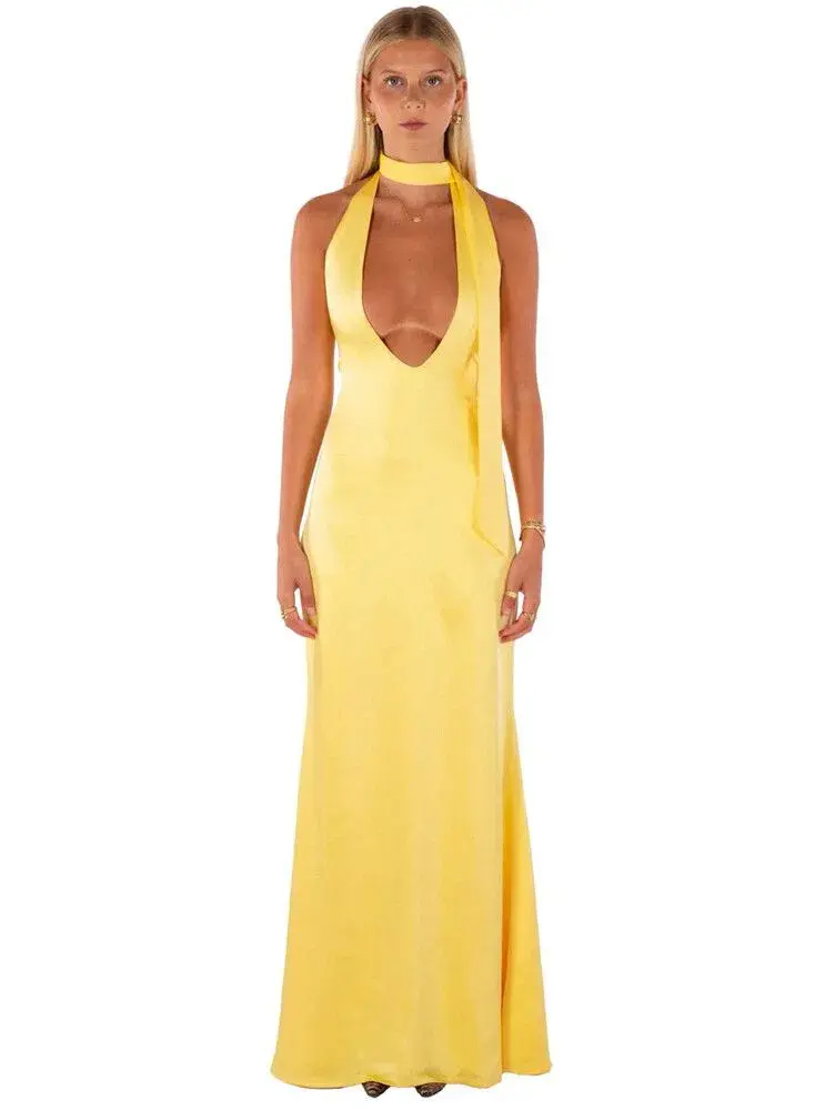I Am Delilah Margot Yellow Maxi Size 10 for rent on The Volte - main image