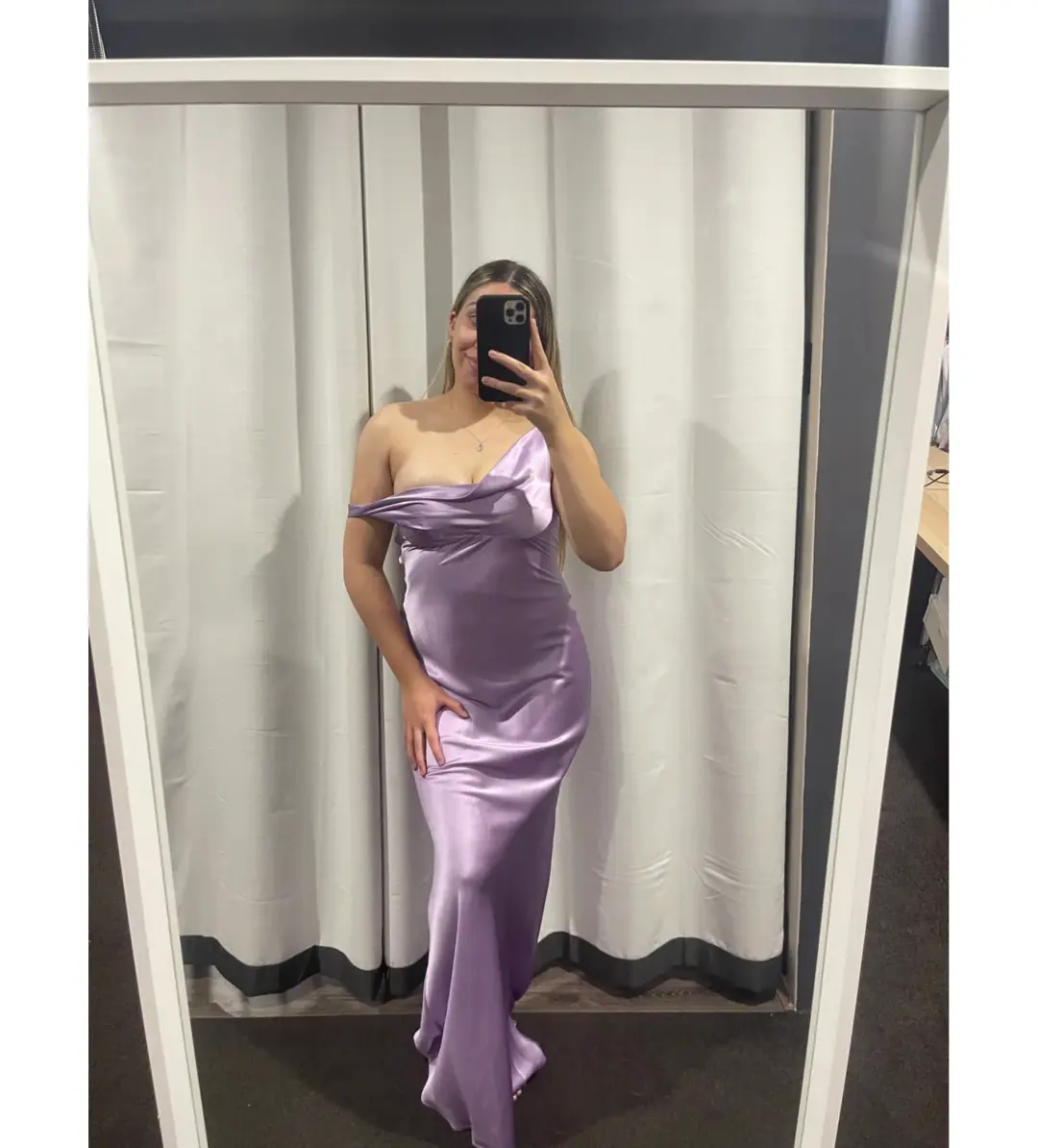 Natalie Rolt Purple Monika Gown Purple Size 1/AU 8 for rent on The Volte - main image