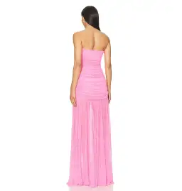 Retrofete Adele Maxi Dress Pink Size 6/XS for rent on The Volte - image 3