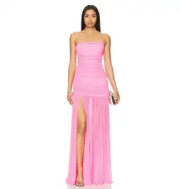 Retrofete Adele Maxi Dress Pink Size 6/XS for rent on The Volte - image 1