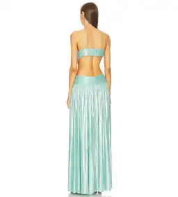 Retrofête Thea Maxi Dress Blue Size 8 for rent on The Volte - image 3