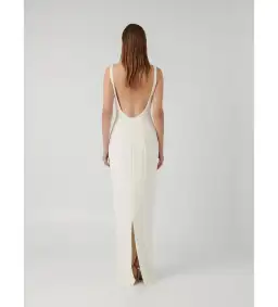 Effie Kats White Verona Gown in White Size XS/ AU 6 for rent on The Volte - image 3