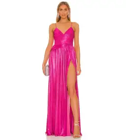 Retrofete Pink Doss Gown Size XS / AU 6 for rent on The Volte - image 1
