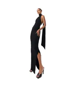 Khanums Kara Maxi Dress Black Size M/AU 10 for rent on The Volte - image 2