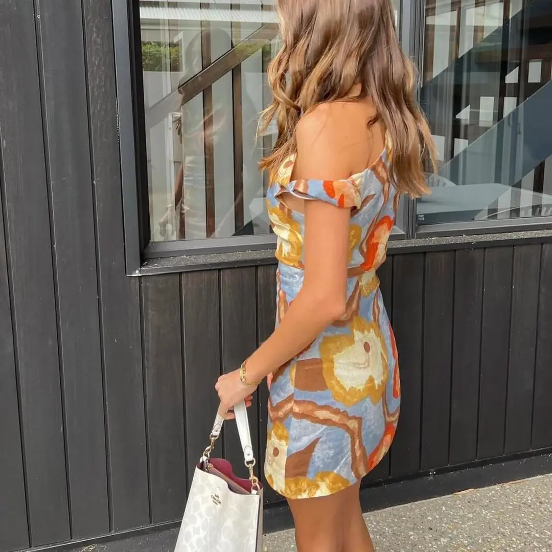 Sir The Label Avery Twist Mini Dress Size 0 / AU 6 for rent on The Volte - main image