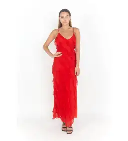 Rat & Boa Cecilia Dress in Red Size 4 for rent on The Volte - image 1