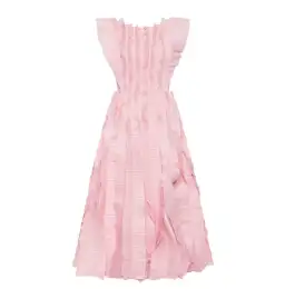 Aje Hybrid Midi Dress Rose Pink Size 16 for rent on The Volte - image 4