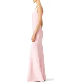 Herve Leger Ellen Bandage Gown Light Pink Size 6/S for rent on The Volte - image 3