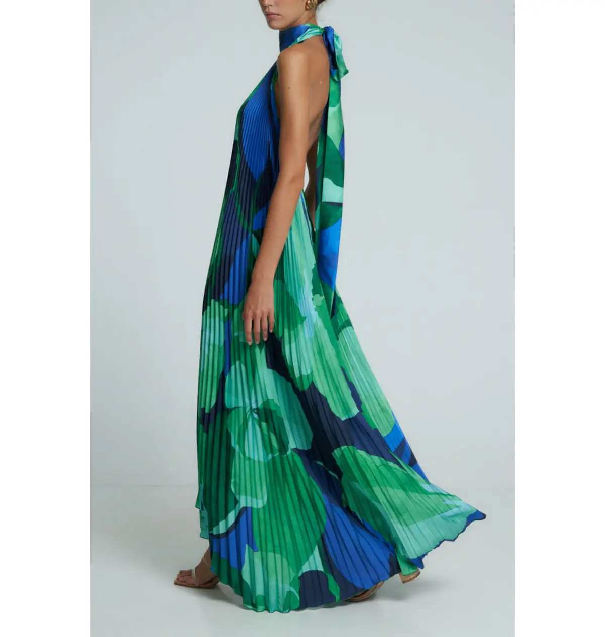 L'Idee Opera Gown Capri Green Size AU 8 - Image 2