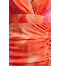 Talulah Ibiza Dress in Orange Floral Size 12 / L for rent on The Volte - image 3