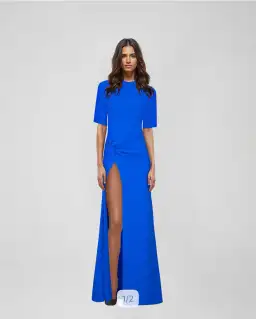 Atoir Raya Maxi Dress Electric Blue Size 6 for rent on The Volte - image 1