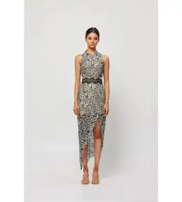 Elliatt Rowyn Maxi Dress Multi Floral Size AU 12