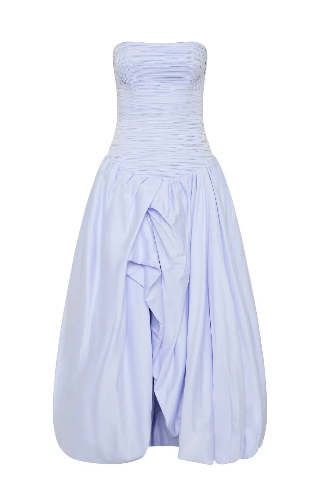 Aje Violette Bubble Hem Maxi Dress Pearl Blue Size 8 for rent on The Volte - main image