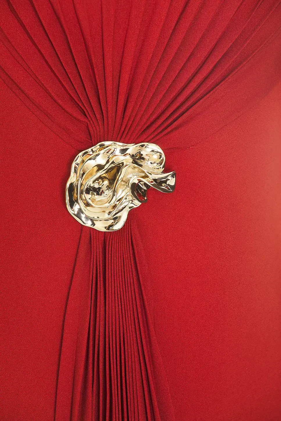 Acler Whitnell Midi Dress Burgundy Size 8 for rent on The Volte - main image