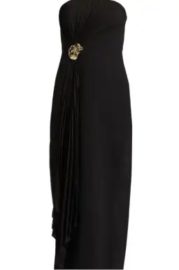Acler Whitnell Bandeau Midi Black Dress Size AU 8 for rent on The Volte - image 2