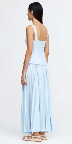 Acler Hollinshill Maxi Dress Baby Blue Size 16 for rent on The Volte - image 3