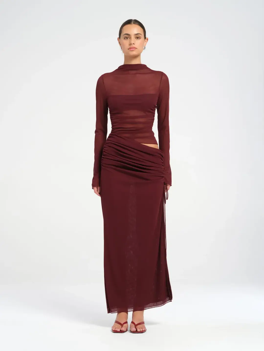 BENNI Mable Maxi Dress Plum Size 8 for rent on The Volte - main image
