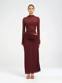 BENNI Mable Maxi Dress Plum Size 8 for rent on The Volte - image 1
