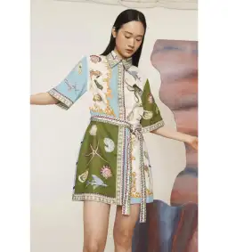 Alemais Bath House Mini Dress Size AU 8 for rent on The Volte - image 1