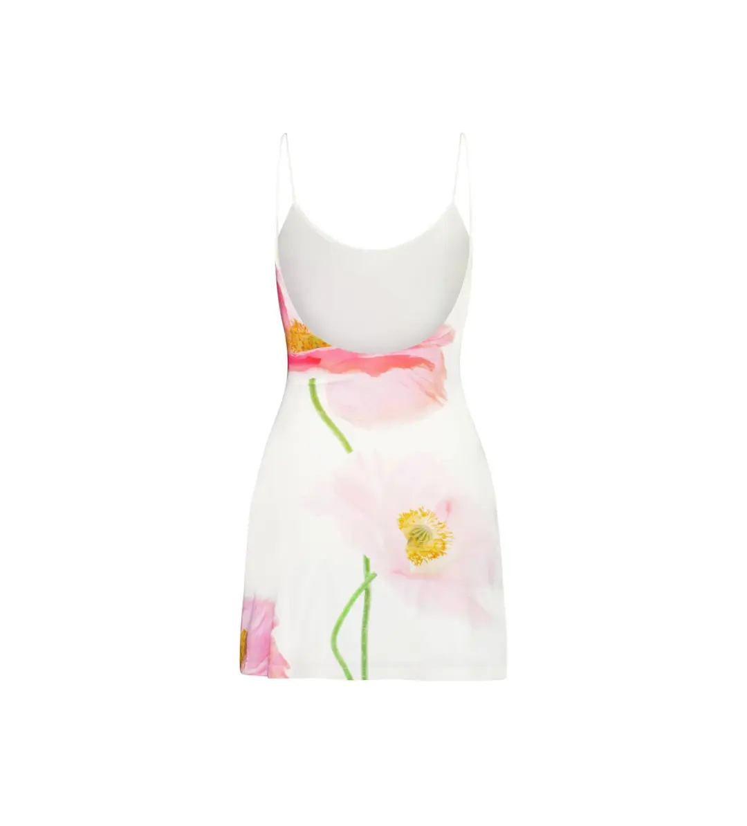 With Harper Lu Low Back Mini Dress Citrus Poppy Size S / Sise AU 8 for rent on The Volte - main image