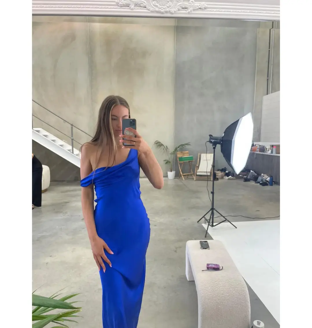 Natalie Rolt Monika Gown Electric Blue Size 0 / AU 6 for rent on The Volte - main image