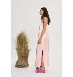 Alemais Cindy Embellished Slip Dress Pink Size AU 6 for rent on The Volte - image 2