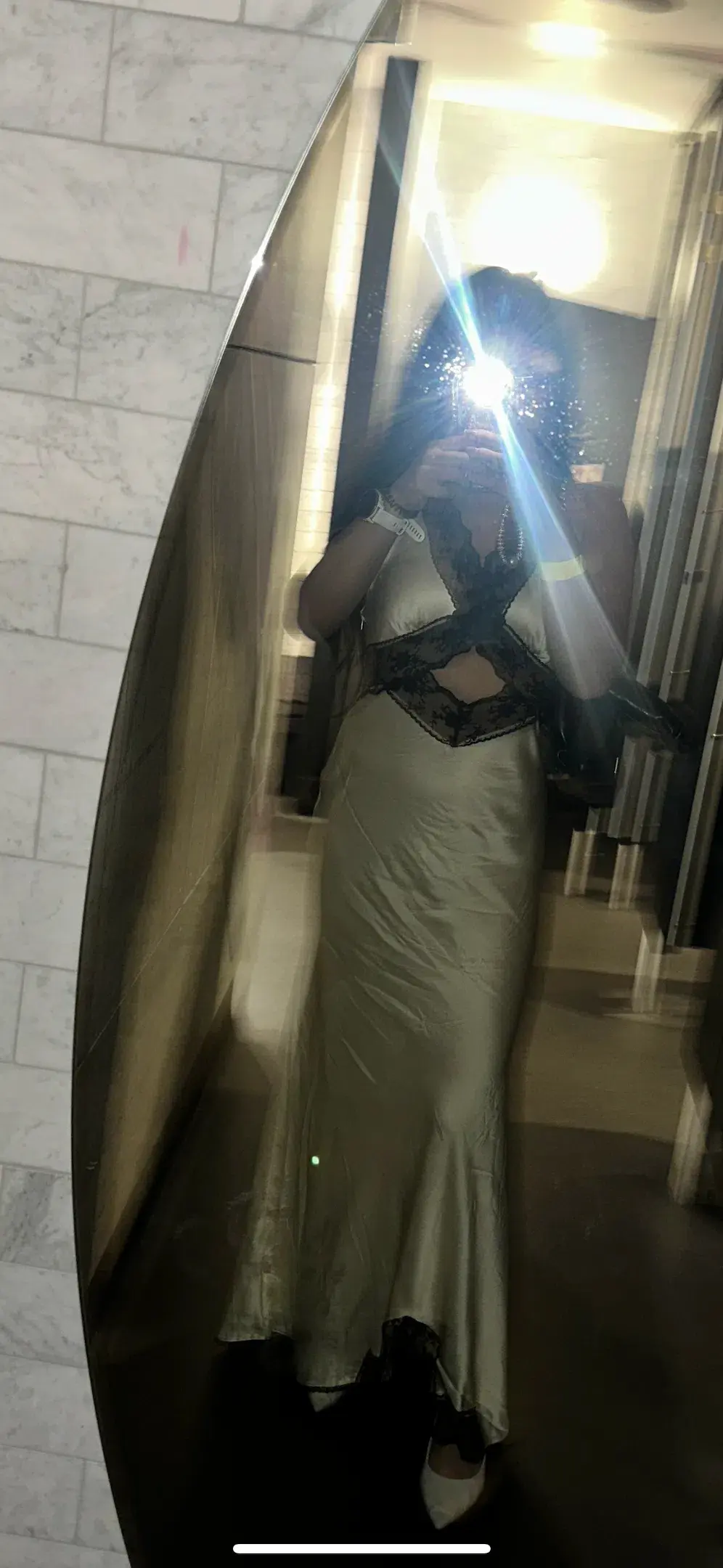 Sir The Label Aries Cut Out Gown – Cream, Size 8 for rent on The Volte - main image