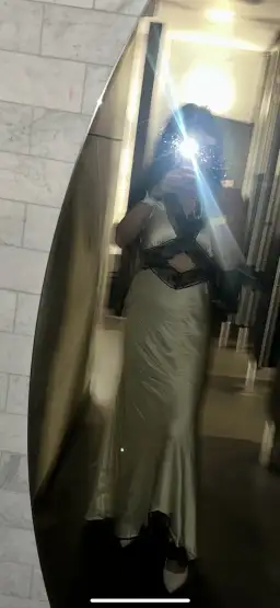 Sir The Label Aries Cut Out Gown – Cream, Size 8 for rent on The Volte - image 5