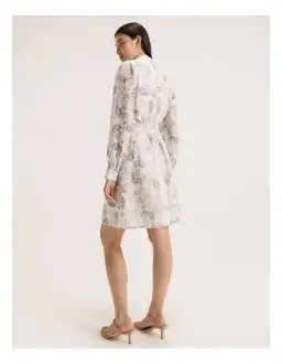 Review Poetic Bloom Mini Dress in Ivory Size 12 for rent on The Volte - image 2