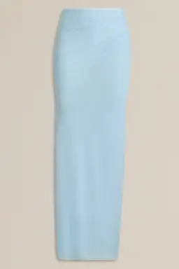 Scanlan Theodore Mesh Drape Top & Skirt Pale Blue Size 10 for rent on The Volte - image 6