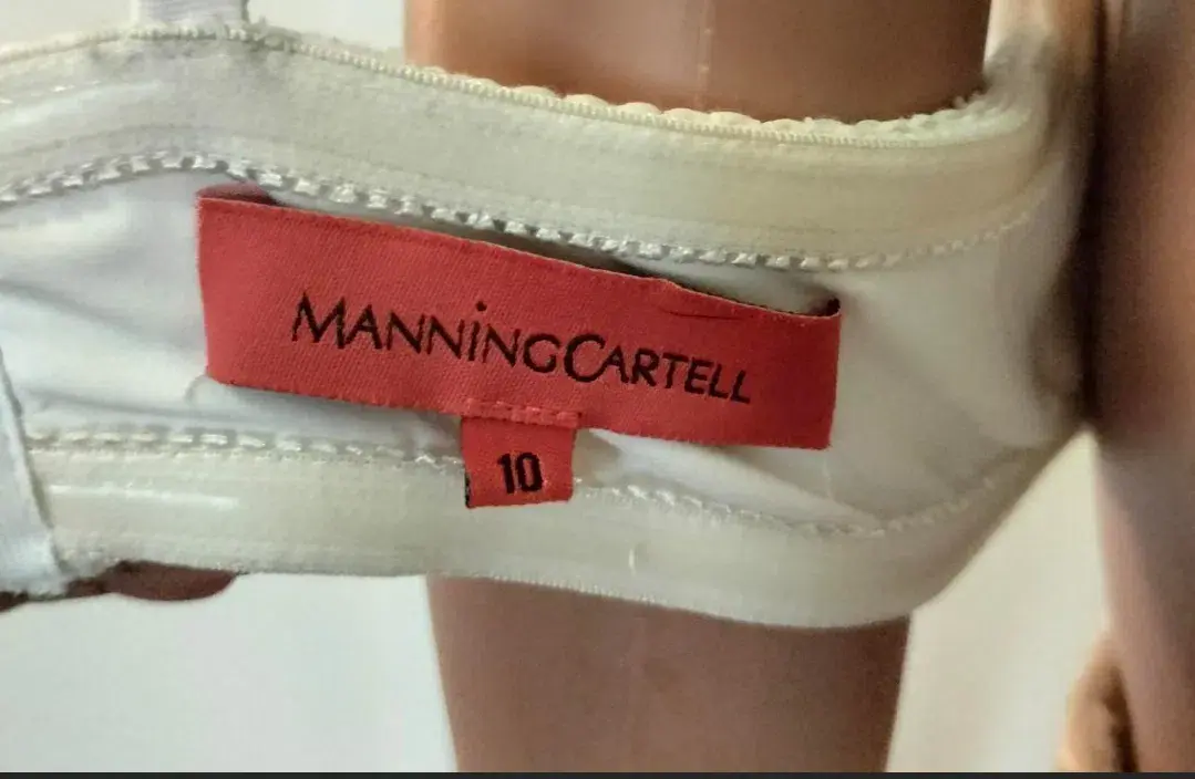 Manning Cartell Siamiese Twins Midi Dress Cream Size 10 for rent on The Volte - main image