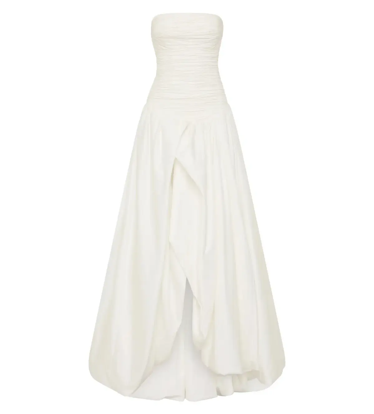 Aje Violette Bubble Hem Maxi Dress in Ivory Size 6 - Image 4