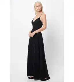 Mossman Common Ground Maxi Dress Black Size AU 12 for rent on The Volte - image 2