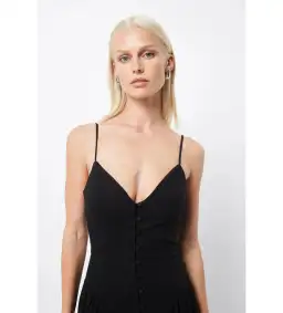 Mossman Common Ground Maxi Dress Black Size AU 12 for rent on The Volte - image 4