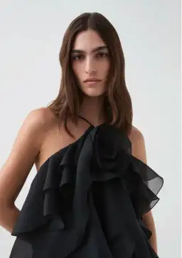 Aje Pandorea Mini Dress Black Size 8 for rent on The Volte - image 2