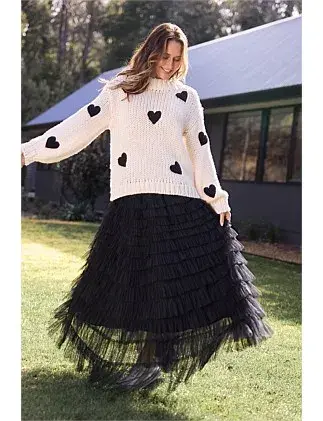 Brave + True Chance Skirt Black Size S/ Au 10 for rent on The Volte - main image