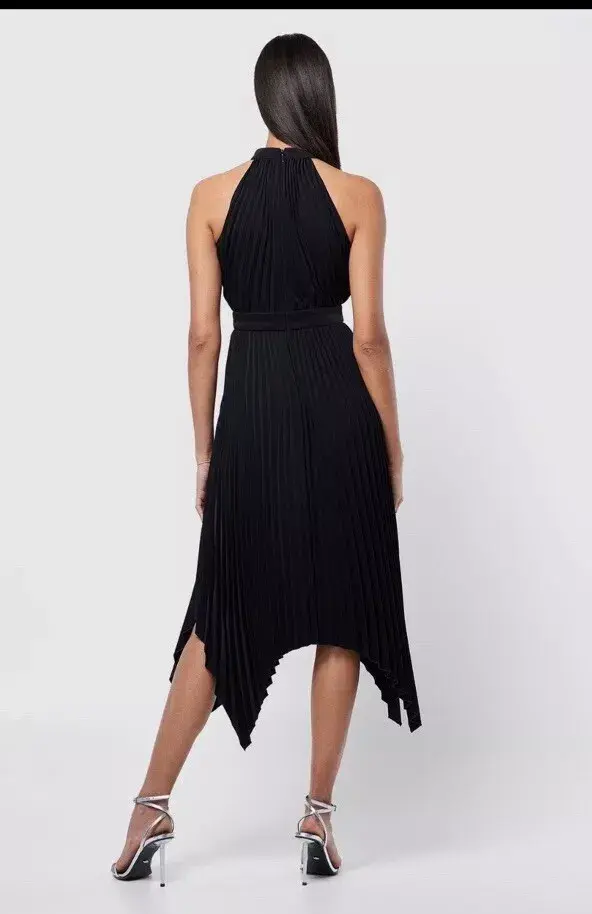 Mossman Rapture Midi Dress Black Size 8 for rent on The Volte - main image