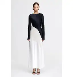 Acler Brockworth Midi Dress in Pearl Mix Size AU 10 for rent on The Volte - image 1
