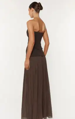 She Is Olla Nicolette Gown in Espresso Size AU 10 for rent on The Volte - image 3