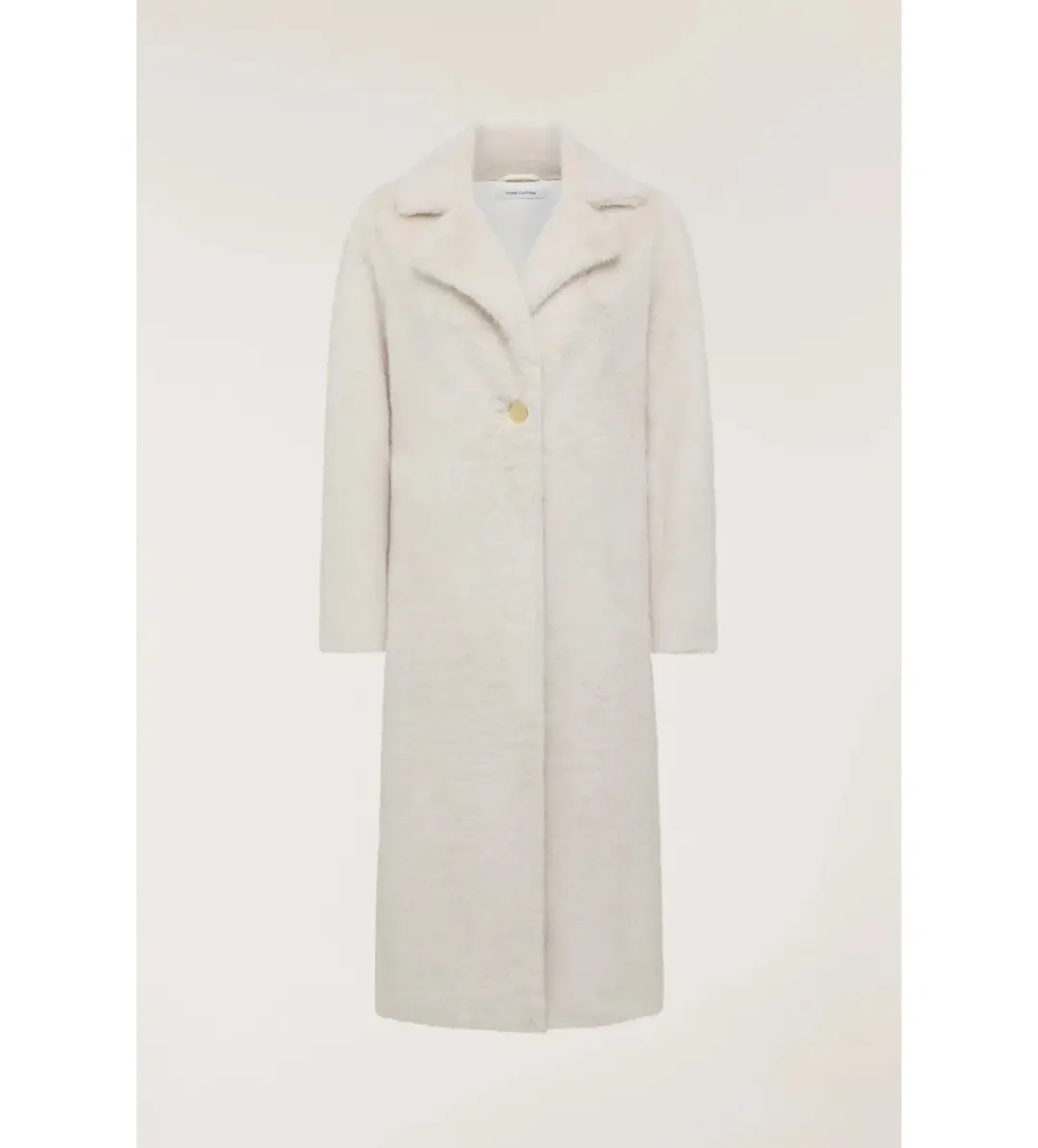 Perri Cutten The Shag Coat Ecru One Size M/AU 10 for rent on The Volte - main image