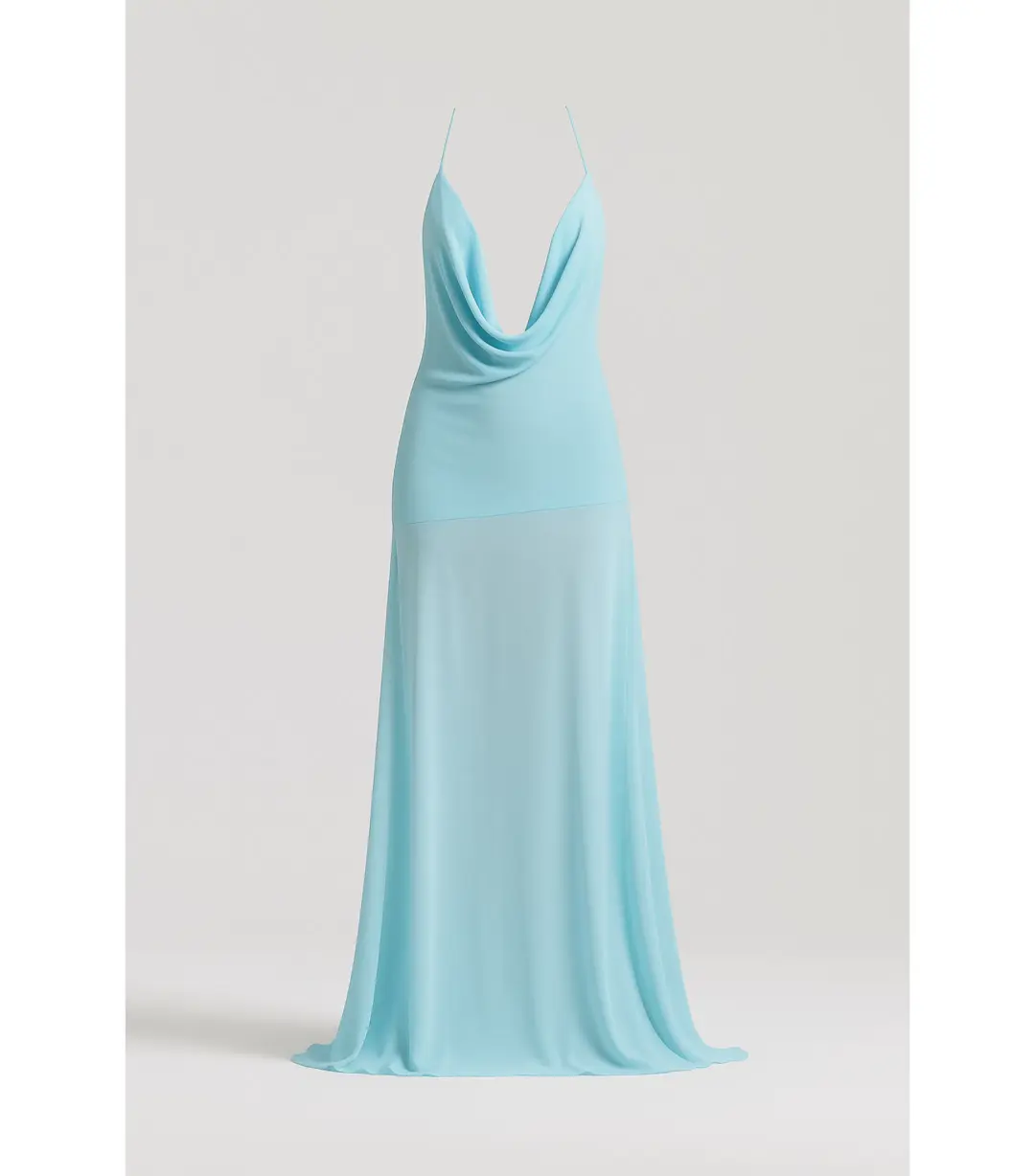 Natalie Rolt Dimity Maxi Gown in Baby Blue Size AU 8 for rent on The Volte - main image