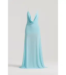 Natalie Rolt Dimity Maxi Gown in Baby Blue Size AU 8 for rent on The Volte - image 1